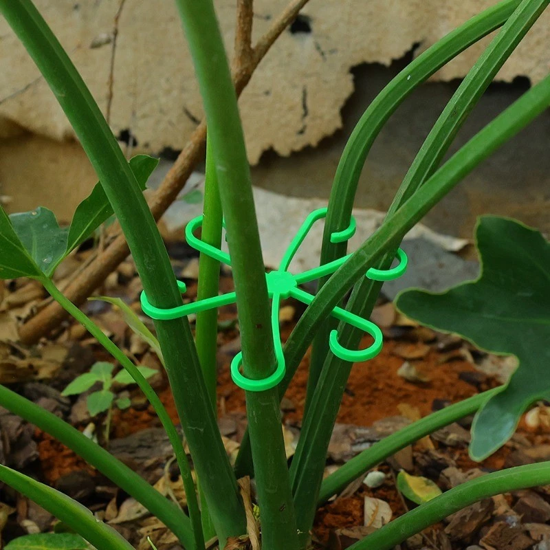 Florist Supply Bulk - 4pcs Plant Stem Support Clips Flower