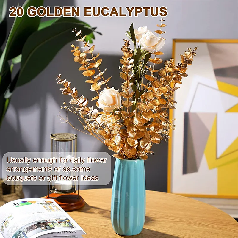 10pcs Artificial Eucalyptus Le - Florist Supply Bulk 评论和价格