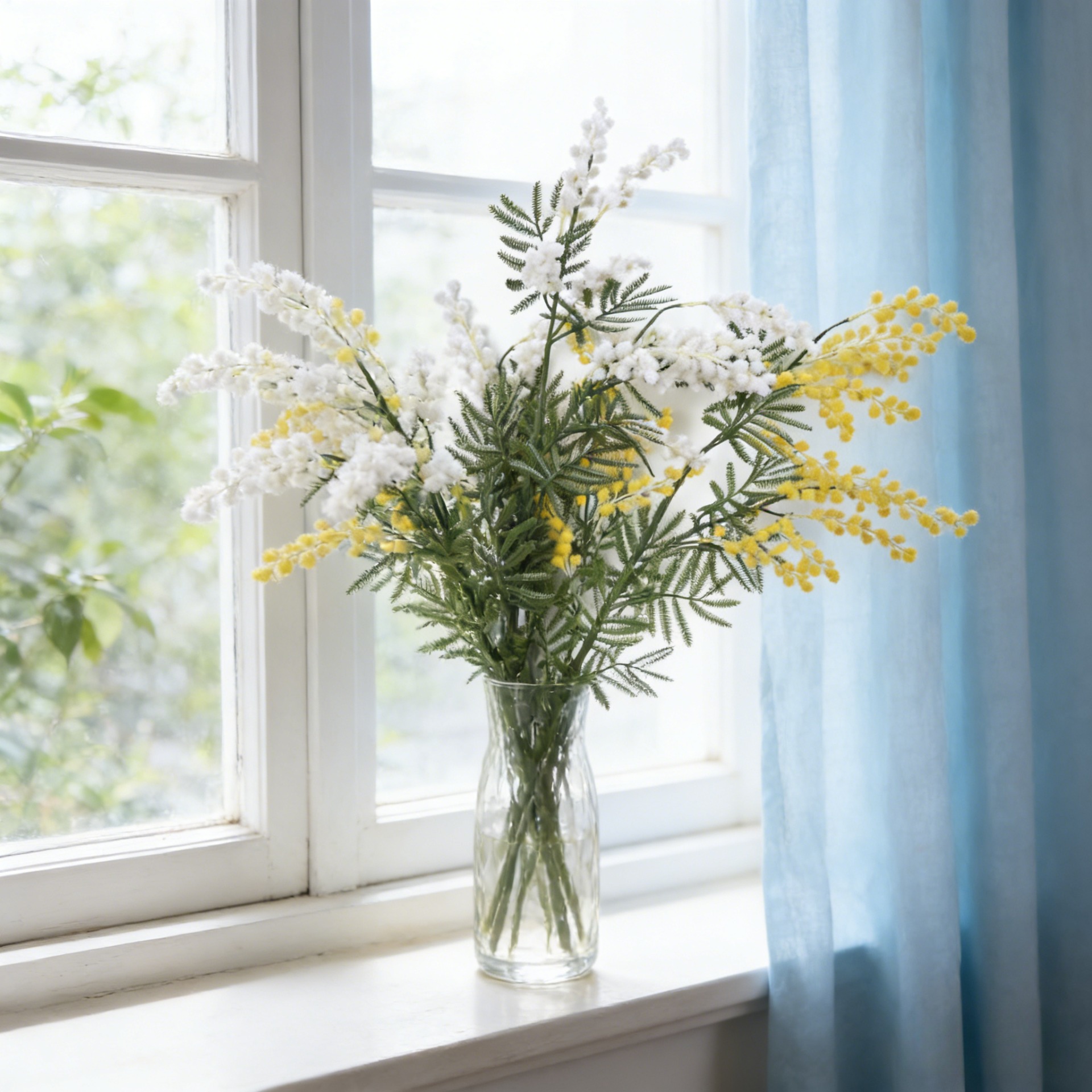 33.5 Inch Artificial Mimosa Br - Florist Supply Bulk 评论和价格