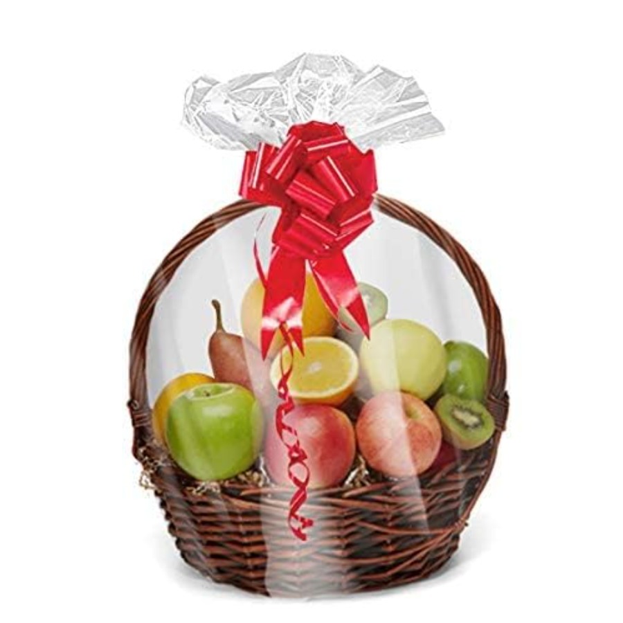 Shrink Wrap Basket Bags 20 Pac - Cellophane Wrap Clear 评论和价格