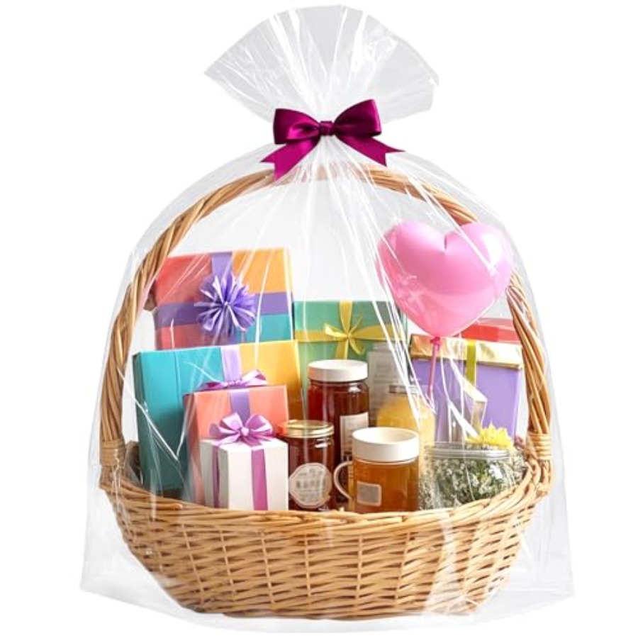 Extra Large Easter Cellophane  - Cellophane Wrap Clear 评论和价格