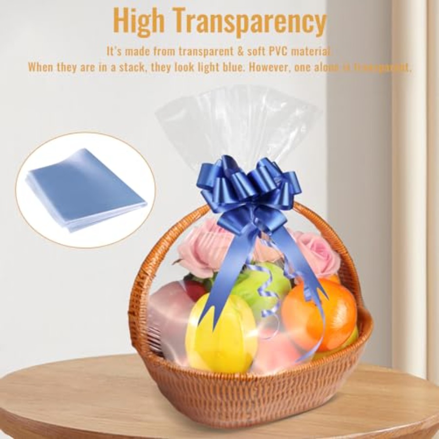 90PCS Shrink Wrap Bags for Chr - Cellophane Wrap Clear 评论和价格