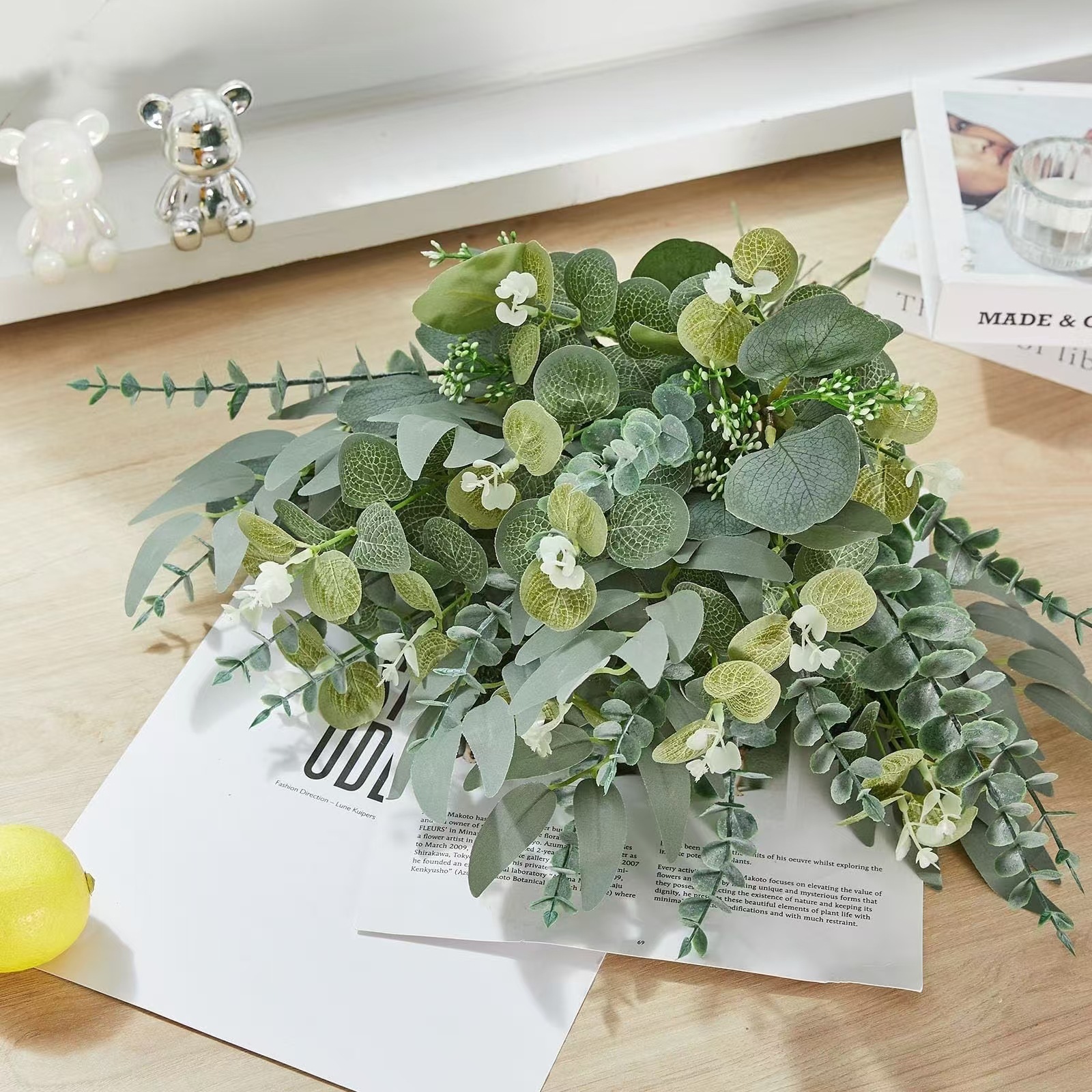 10/20Pcs Artificial Eucalyptus - Florist Supply Bulk 评论和价格