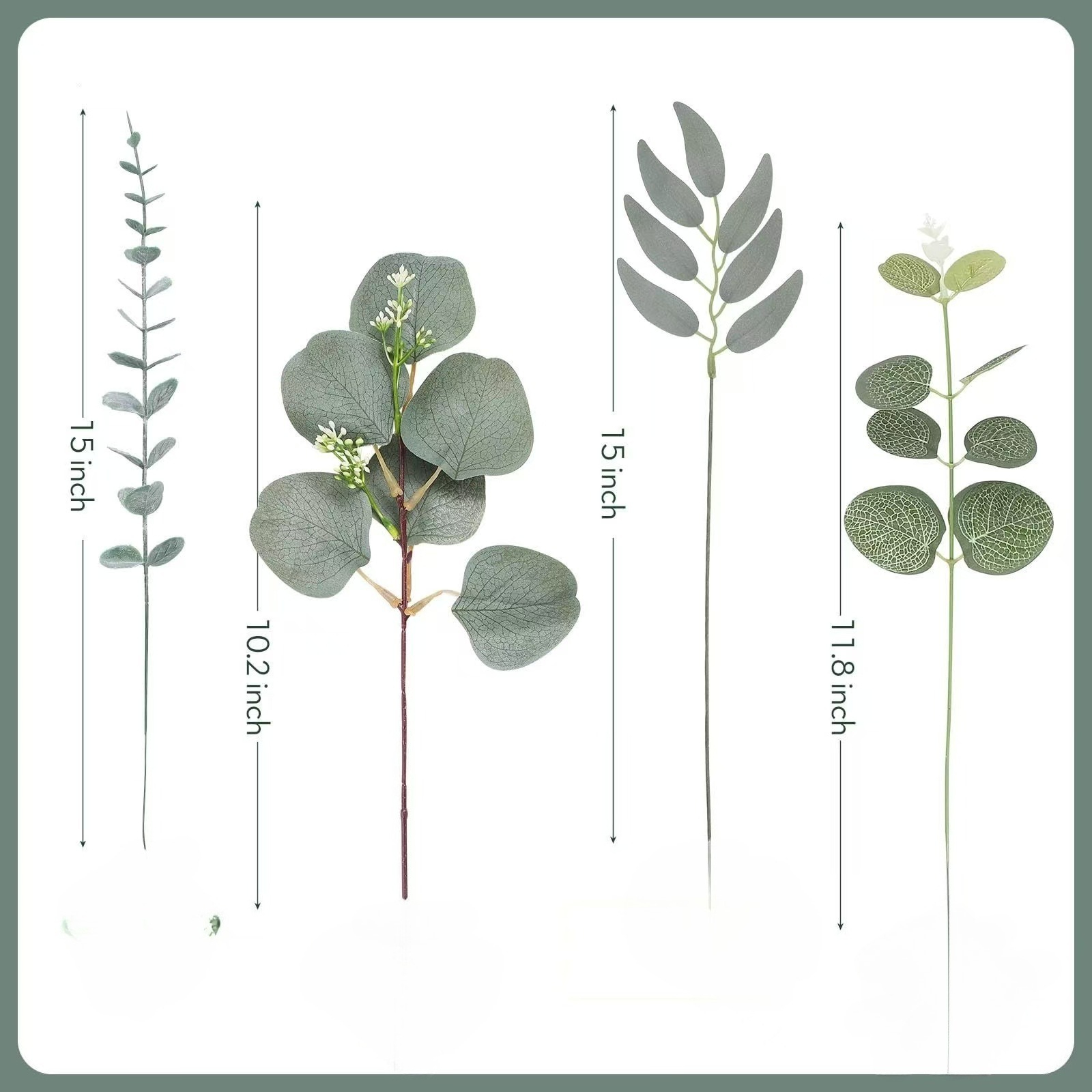 10/20Pcs Artificial Eucalyptus - Florist Supply Bulk 评论和价格