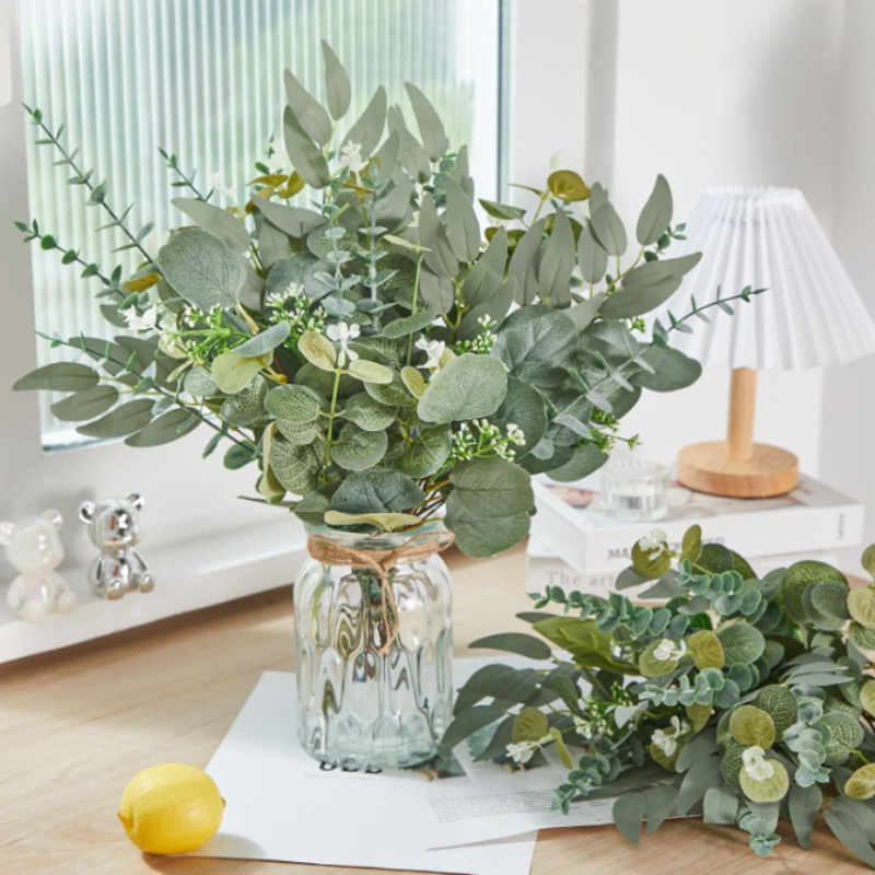 10/20Pcs Artificial Eucalyptus - Florist Supply Bulk 评论和价格