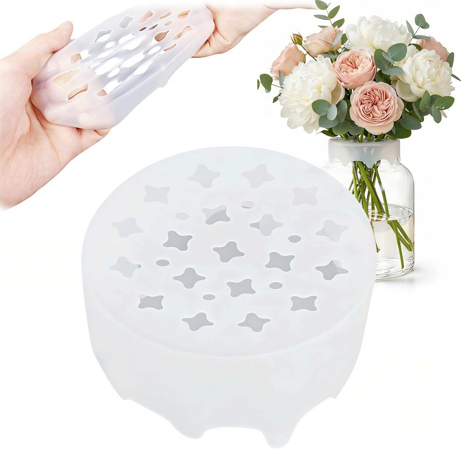 Silicone Blossom Grid Flower A - Florist Supply Bulk 评论和价格