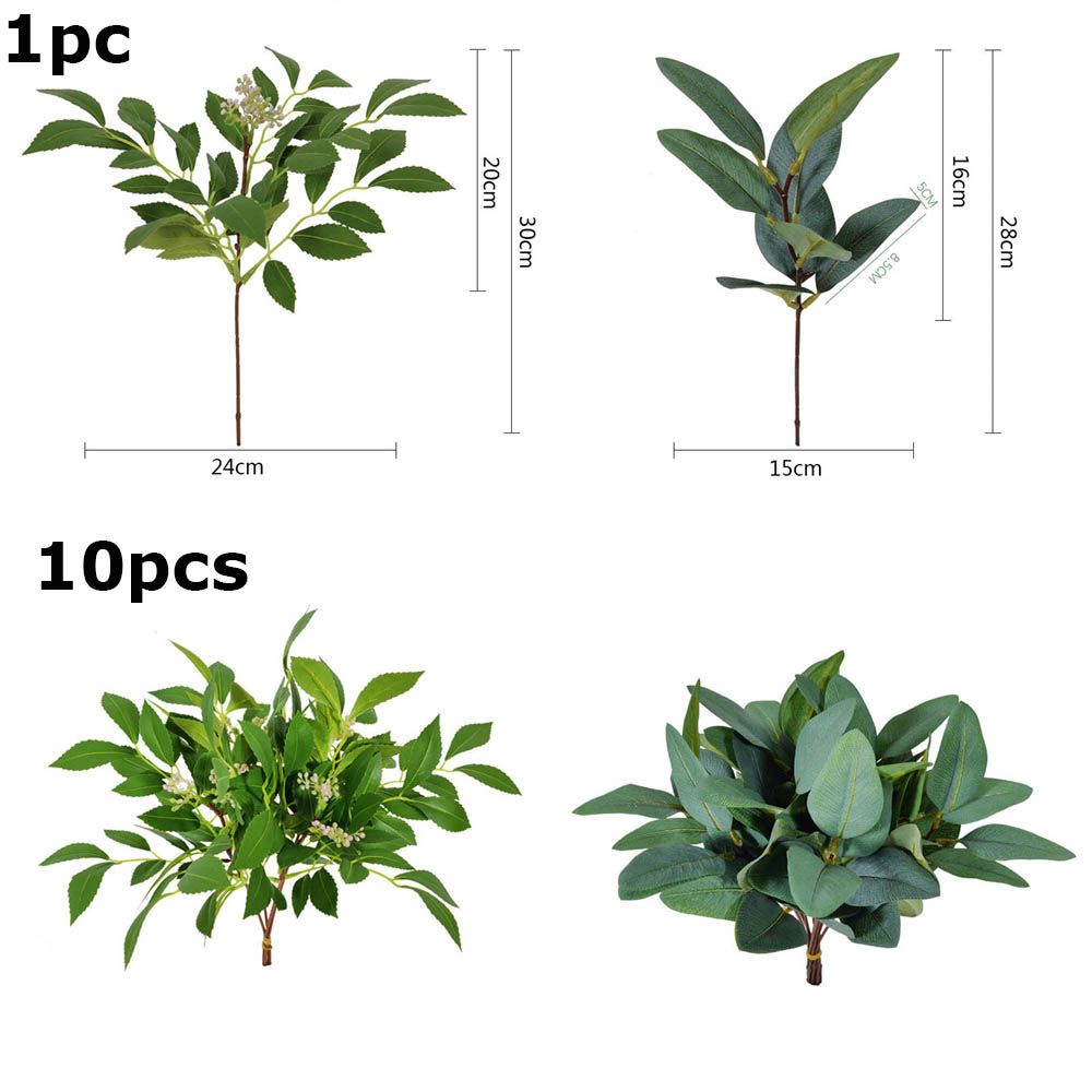 1/10PCS Artificial Plant Eucal - Florist Supply Bulk 评论和价格
